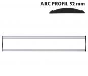 Orientační nástěnná tabulka 52x400 mm - Arc Profil