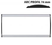 Orientační nástěnná tabulka 74x200 mm - Arc Profil