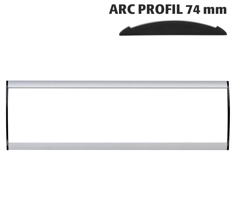 Orientační nástěnná tabulka 74x300 mm - Arc Profil A-Z Reklama CZ