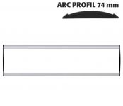 Orientační nástěnná tabulka 74x350 mm - Arc Profil