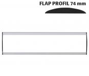 Orientační nástěnná tabulka 74x350 mm - Flap Profil