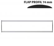 Orientační nástěnná tabulka 74x400 mm - Flap Profil