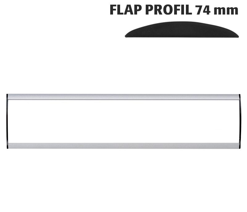 Orientační nástěnná tabulka 74x400 mm - Flap Profil A-Z Reklama CZ