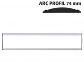 Orientační nástěnná tabulka 74x450 mm - Arc Profil