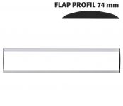 Orientační nástěnná tabulka 74x450 mm - Flap Profil