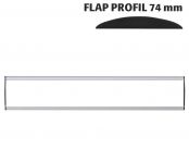 Orientační nástěnná tabulka 74x500 mm - Flap Profil