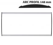 Orientační nástěnná tabulka 148x350 mm - Arc Profil