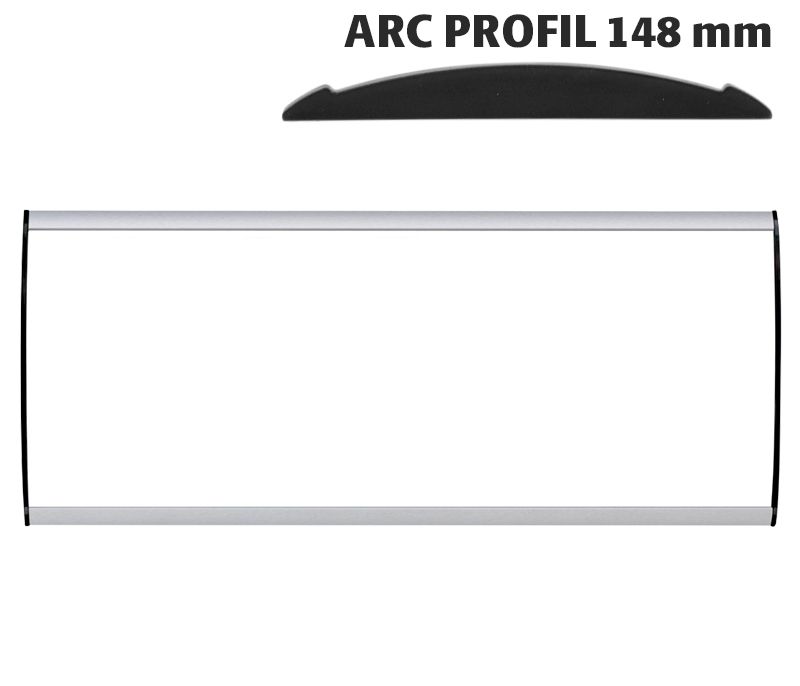Orientační nástěnná tabulka 148x400 mm - Arc Profil A-Z Reklama CZ