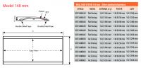 Orientační nástěnná tabulka 148x400 mm - Flap Profil A-Z Reklama CZ