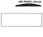 Orientační nástěnná tabulka 148x500 mm - Arc Profil