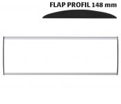 Orientační nástěnná tabulka 148x500 mm - Flap Profil