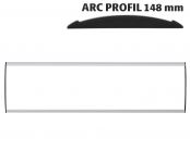 Orientační nástěnná tabulka 148x600 mm - Arc Profil