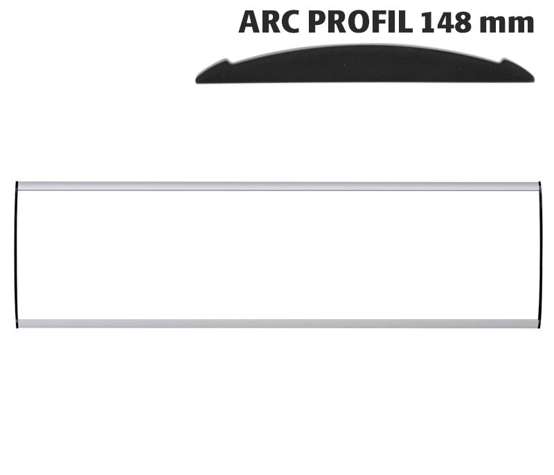 Orientační nástěnná tabulka 148x600 mm - Arc Profil A-Z Reklama CZ