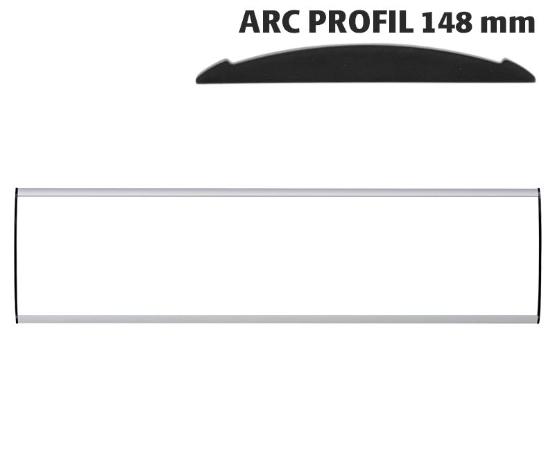Orientační nástěnná tabulka 148x650 mm - Arc Profil A-Z Reklama CZ
