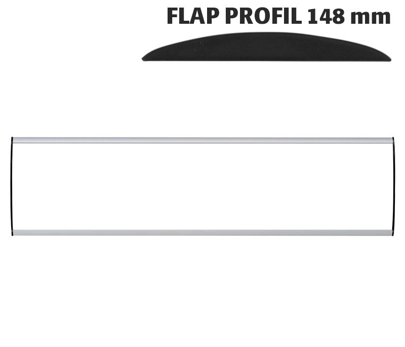 Orientační nástěnná tabulka 148x650 mm - Flap Profil A-Z Reklama CZ
