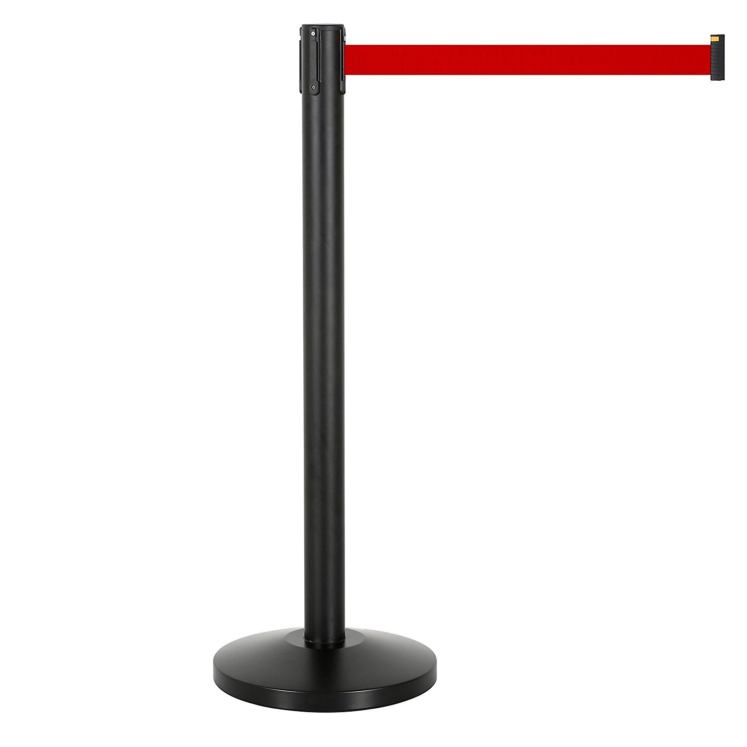 Bariéra černý sloupek s 2,9 m červeným páskem A-Z Reklama CZ