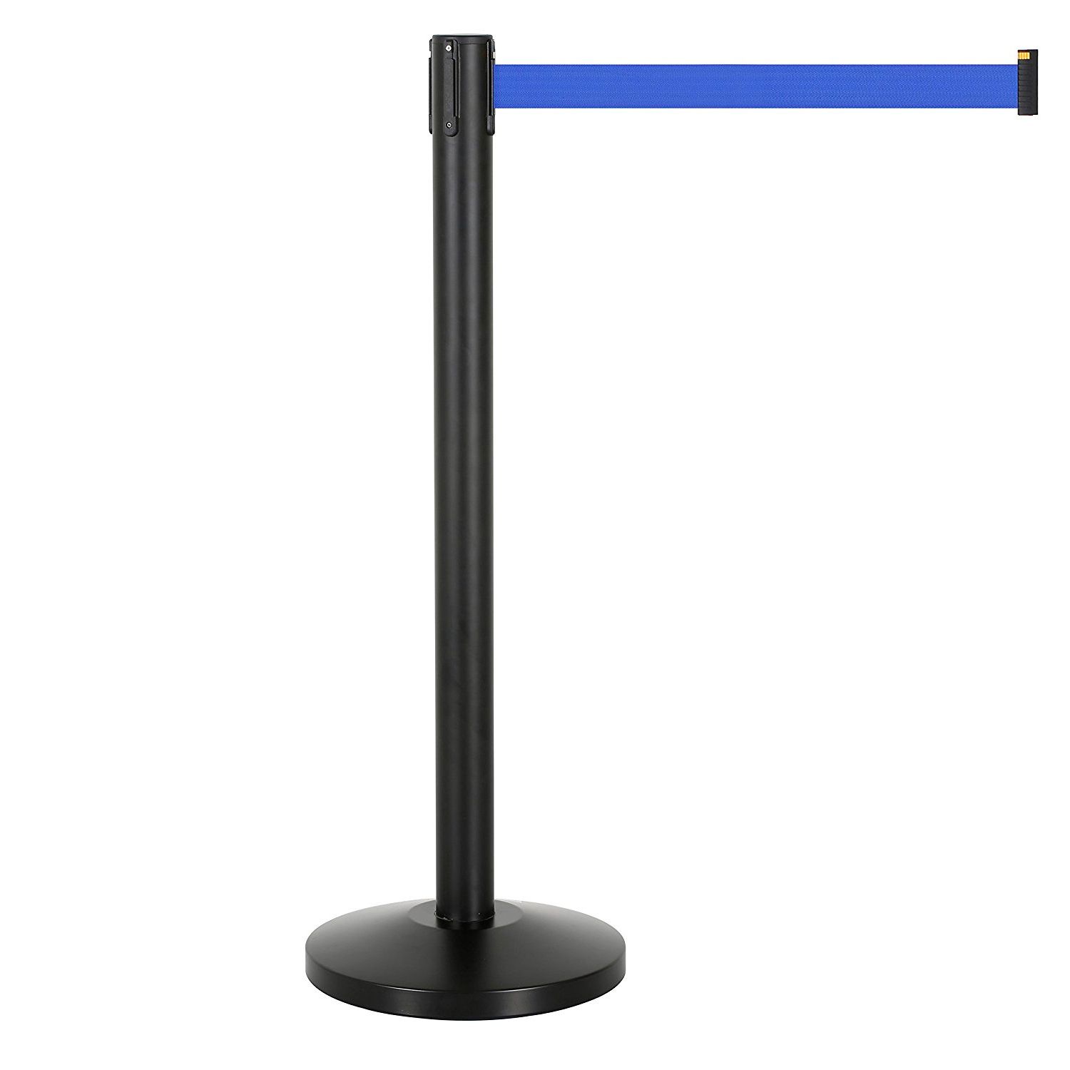 Bariéra černý sloupek s 2,9 m modrým páskem A-Z Reklama CZ