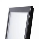 Černá světelná stojící vitrínka na restaurační menu 4xA4 A-Z Reklama CZ