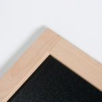 Nástěnná dřevěná křídová tabule Easy 40x60 cm - Přírodní A-Z Reklama CZ