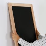 Nástěnná dřevěná křídová tabule Easy 80x120 cm - Přírodní A-Z Reklama CZ