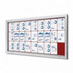 SCT PREMIUM - venkovní vitrína s Textilní stěnou 27xA4 Červená A-Z Reklama CZ SCT PREMIUM - venkovní vitrína s Textilní stěnou 27xA4 Červená A-Z Reklama CZ