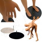 Dámská Pohybovatelná figurína - Černá s prolisovanými vlasy A-Z Reklama CZ