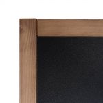 Křídová tabule s dřevěným rámem 50x60 cm, teak A-Z Reklama CZ
