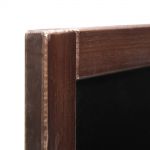Křídová tabule s dřevěným rámem 50x60 cm, tmavě hnědá A-Z Reklama CZ