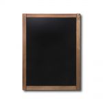 Křídová tabule s dřevěným rámem 60x80 cm, teak A-Z Reklama CZ
