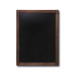 Křídová tabule s dřevěným rámem 60x80 cm, tmavě hnědá A-Z Reklama CZ