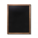 Křídová tabule s dřevěným rámem 70x90 cm, teak A-Z Reklama CZ