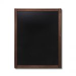 Křídová tabule s dřevěným rámem 70x90 cm, tmavě hnědá A-Z Reklama CZ