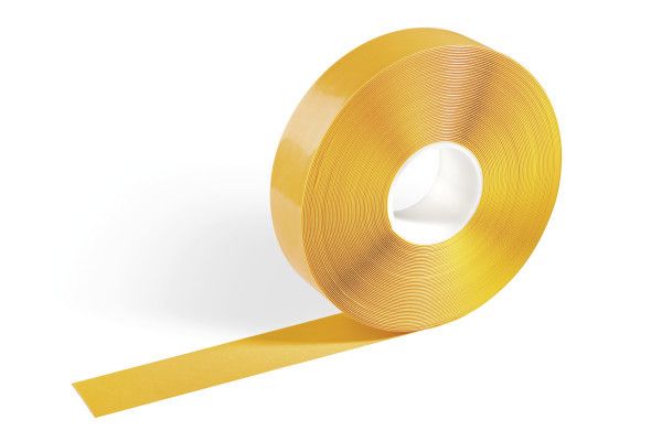 Podlahová páska pro značení hal a skladů, Žlutá DURABLE