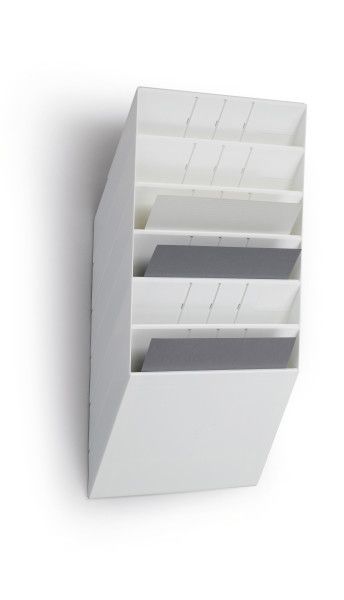 FLEXIBOXX zásobník na letáky 6x A4 na šířku - Bílá DURABLE