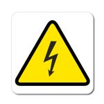 Výstražný symbol - Elektrické napětí - Samolepka