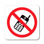 Zákaz používání mobilního telefonu - Samolepka