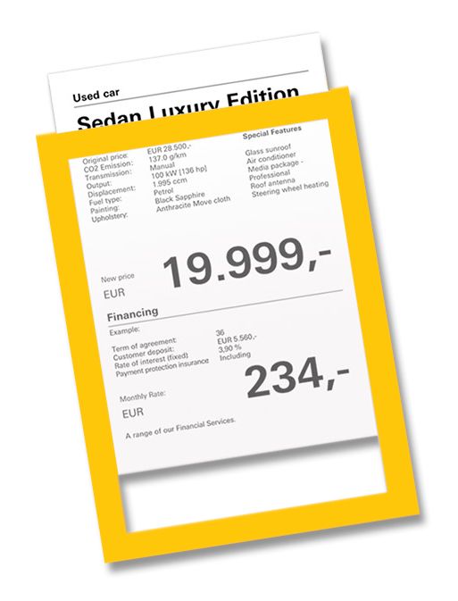 Samodržící čirá statická kapsa na sklo A4 - Žlutá A-Z Reklama CZ