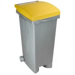 Koš na tříděný odpad 80 l Tata color se žlutým víkem