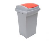 Odpadkový koš 50 l na tříděný odpad REC - Červené víko A-Z Reklama CZ