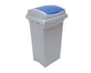 Odpadkový koš 50 l na tříděný odpad REC - Modré víko