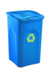 Odpadkový koš na tříděný odpad 50 l BEGREEN - Modrý