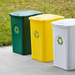 Odpadkový koš na tříděný odpad 50 l BEGREEN - Zelený A-Z Reklama CZ