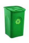 Odpadkový koš na tříděný odpad 50 l BEGREEN - Zelený