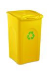 Odpadkový koš na tříděný odpad 50 l BEGREEN - Žlutý