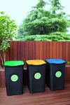 Odpadkový koš na tříděný odpad 50 l ECOGREEN - Zelené víko A-Z Reklama CZ
