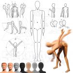 Dětská Pohybovatelná figurína - Chlapec 15 let - Tělová s abstraktní hlavou A-Z Reklama CZ