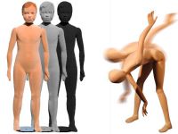 Dětské pohybovatelné figuríny ve věku 8 let