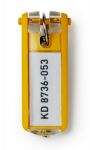 DURABLE 195704 Klíčenka - závěsná - Žlutá - balení 6 ks