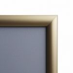 Hliníkový Clip rám profil 25 mm GOLD B1 - Ostrý roh A-Z Reklama CZ