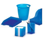 Úložné boxy A4 BASIC - sada 6 kusů - Modré DURABLE